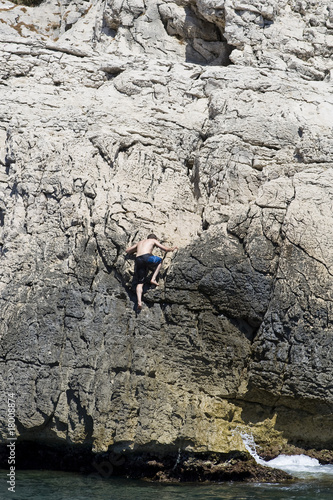 escalade de falaise