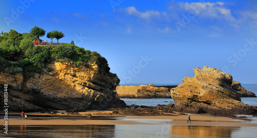 plage de biarritz photo