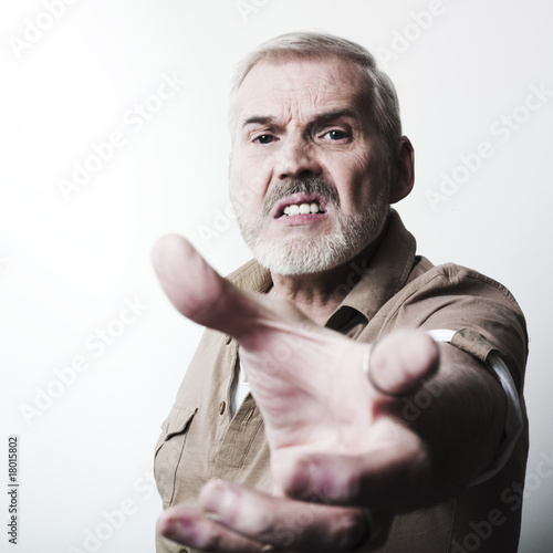 Photography homme agression hargne haine