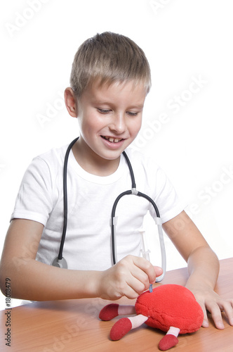young boy doctor