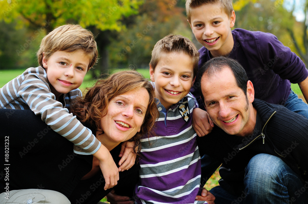 Familie glücklich Familie glücklich