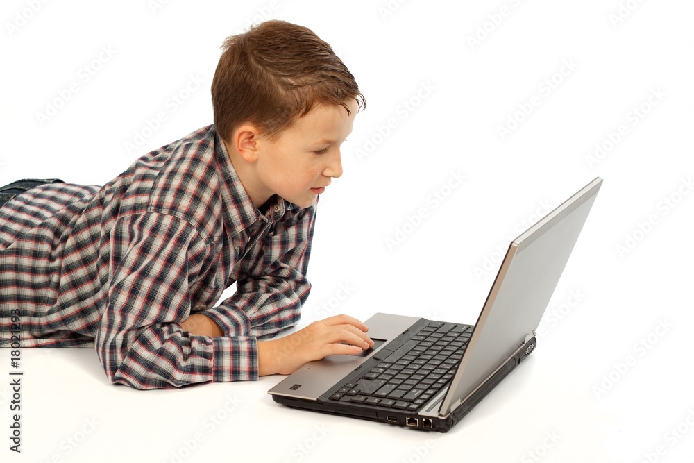 Child with laptop Child with laptop