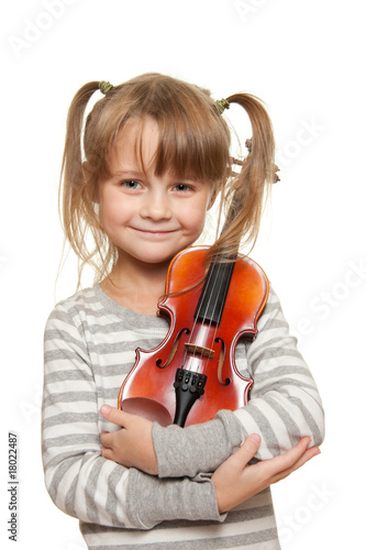 Child with violin