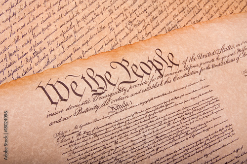 Old fashionet American Constitution
