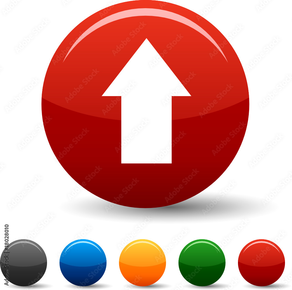 Upload icon set. Vector illustration Upload icon set. Vector illustration