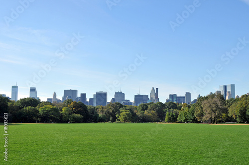 Central Park and skyscraper. © Touch