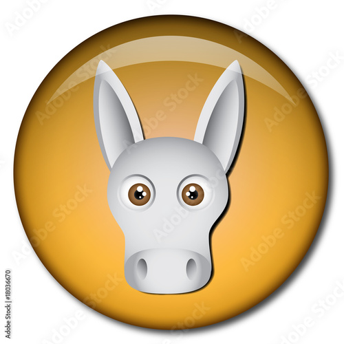 Chapa cabeza de burro