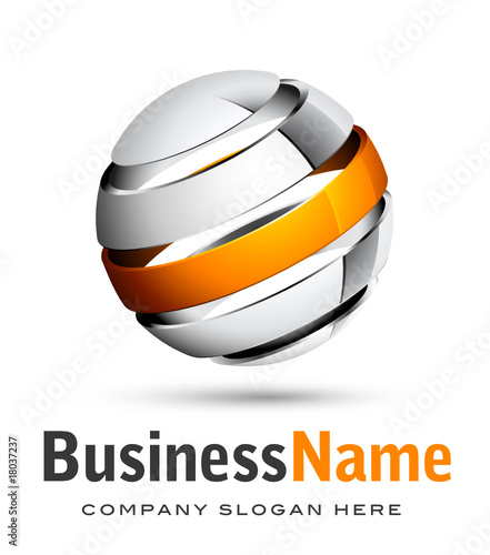 Business logo design 3D