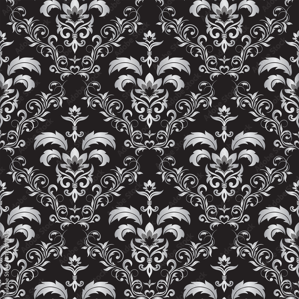 Seamless gothic ornament Seamless gothic ornament