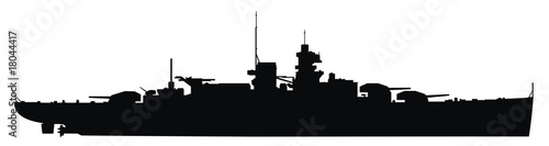 Obraz na płótnie Warship
