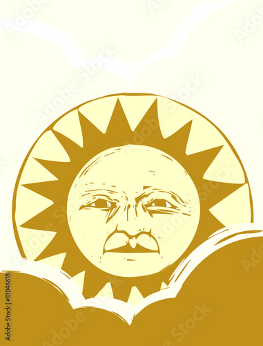 Sun Face #1