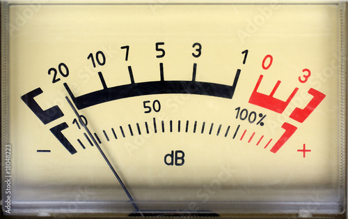 sound decibel meter photo
