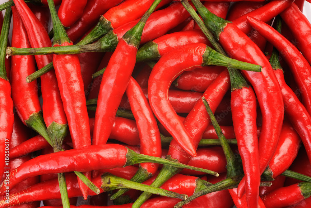 Red chilly peppers