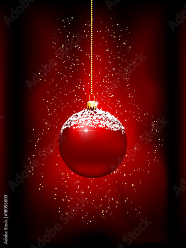 christmas bauble background