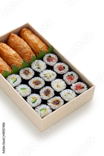 sushi rolls & inarizushi