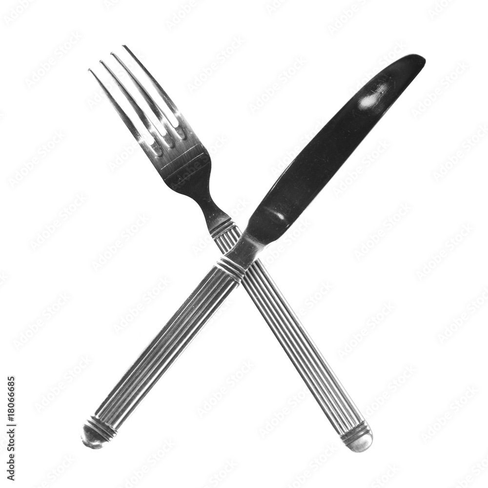 Fototapeta premium knife and fork