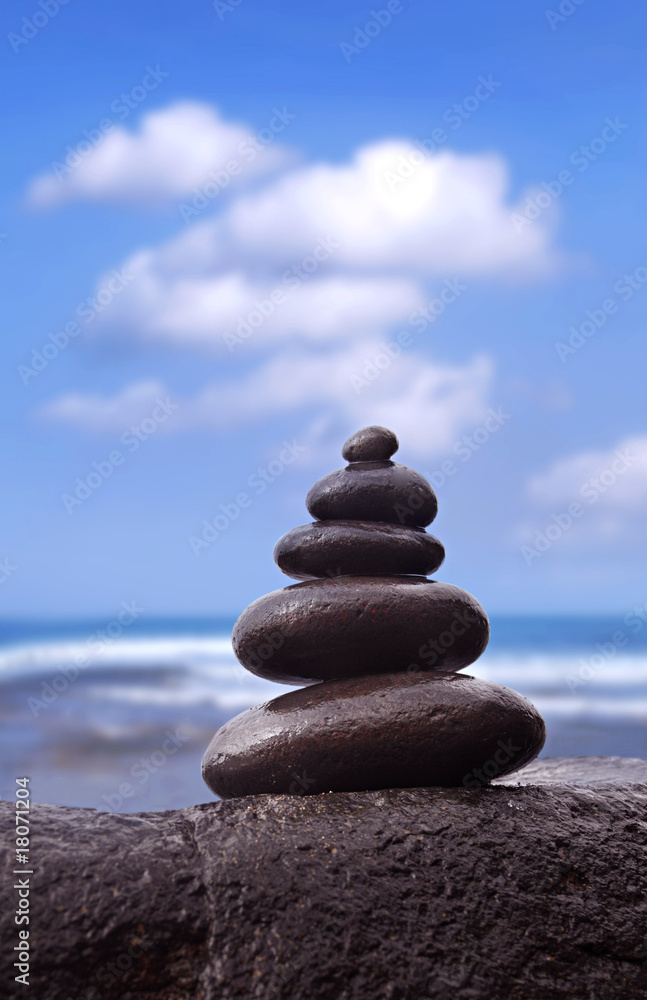 Fototapeta premium Zen Stone