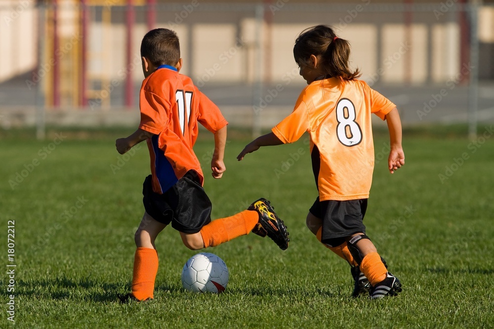 Obraz premium Co-Ed Soccer