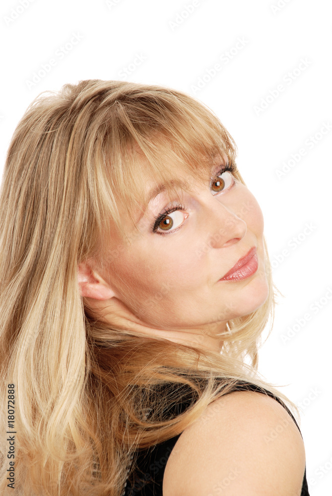 Portrait of the young beautiful woman Portrait of the young beautiful woman