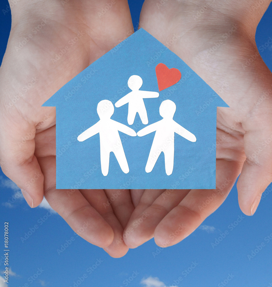 Symbol of happy family. Symbol of happy family.