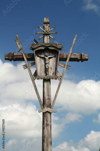 Obraz na płótnie wooden cross w salonie