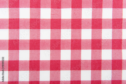 Red and white checkered
