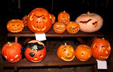 Carved Pumpkin Lanterns for Halloween