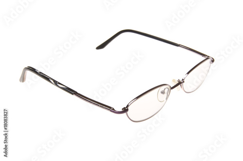 eyeglasses on white background