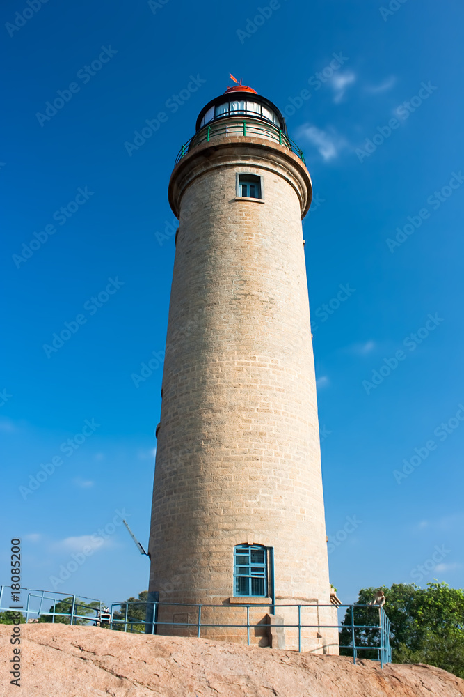Central lighthouse in Mamallapuram