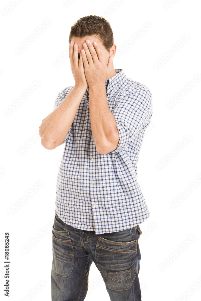 man crying man crying