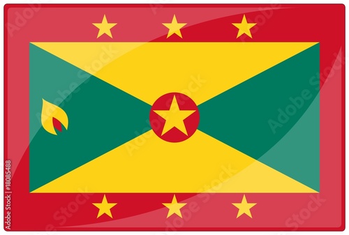 Free Download drapeau glassy grenade flag - GFXLoad