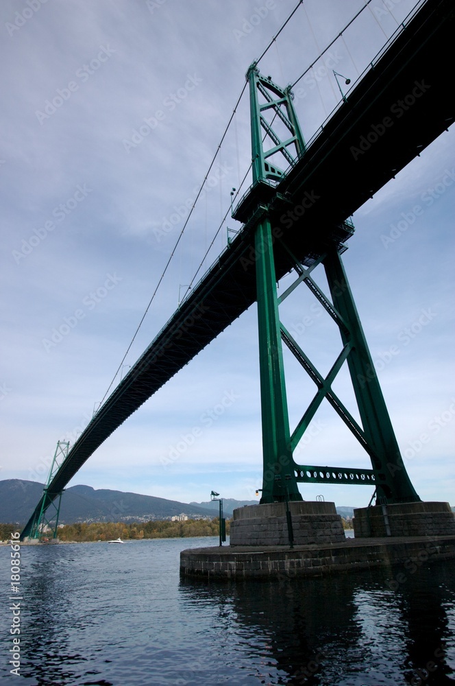 Lion's Gate Bridge in Vancouver, BC, Canada