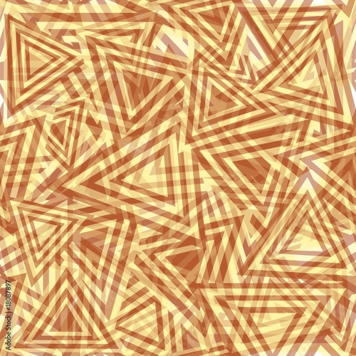 Retro brown seamless triangle background