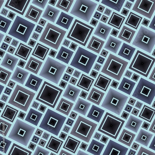 Dark blue tiles. Seamless vector pattern