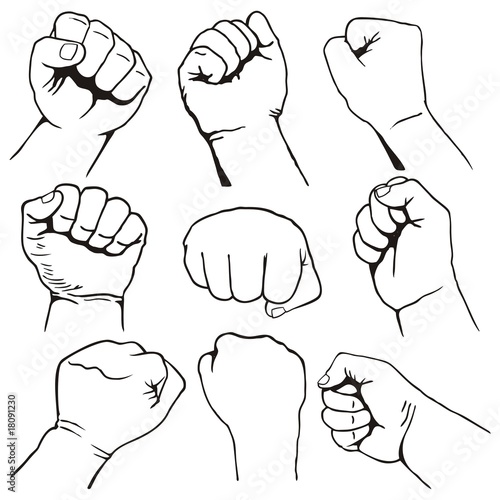 Set of fists