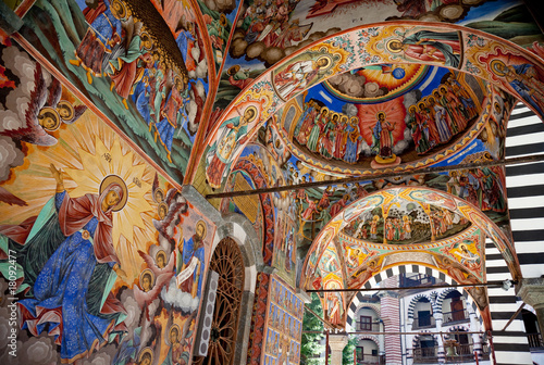 Holy Virgin Rila monastery fresco