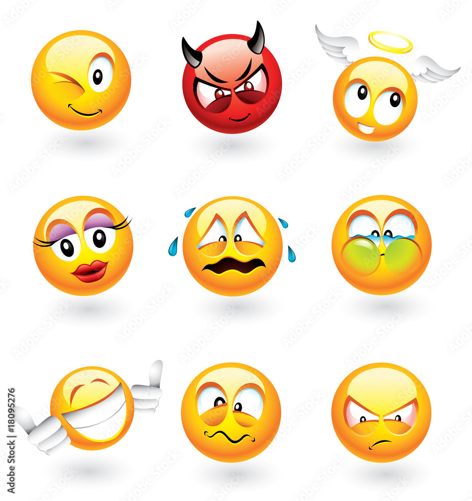 Various emoticons Various emoticons