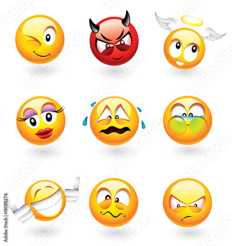 Various emoticons