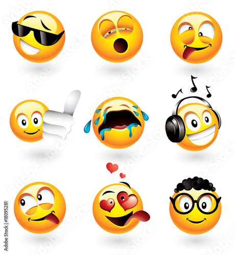 Various emoticons