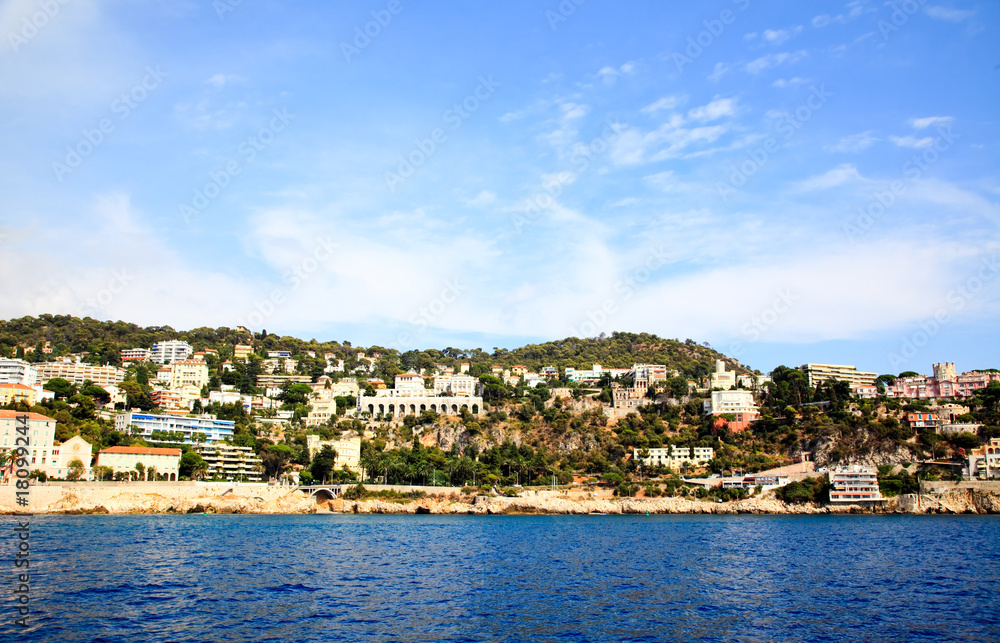 The billionaire's houses at Nice beach front