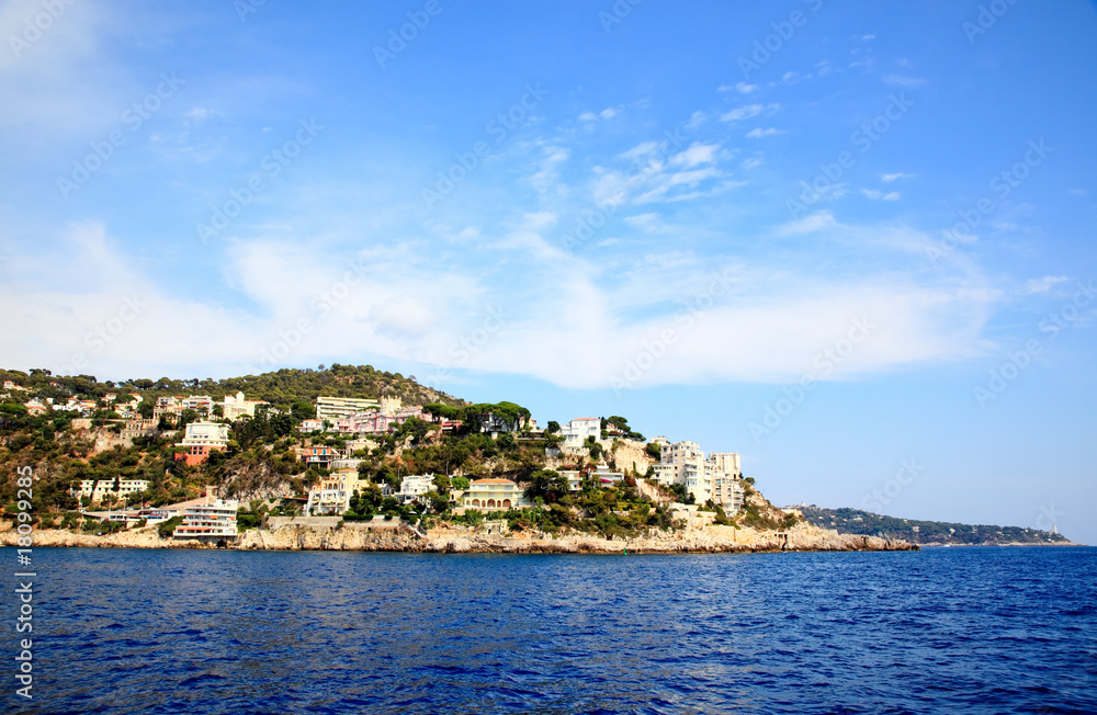 The billionaire's houses at Nice beach front The billionaire's houses at Nice beach front