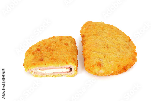 Tableau sur toile cordon bleu de dinde pané