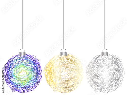 christmas globe vector illustration