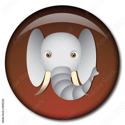 Chapa cabeza de elefante