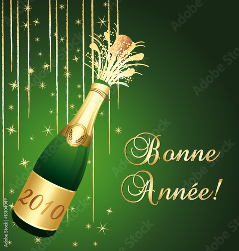 Champagne bonne année 2010