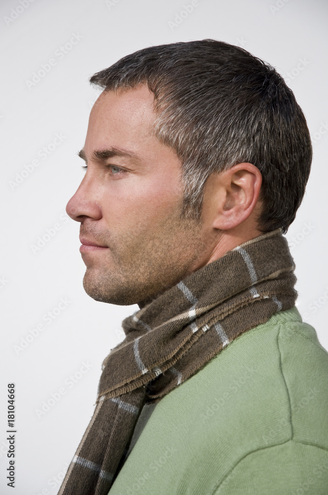 Obraz premium Face Portrait Mann