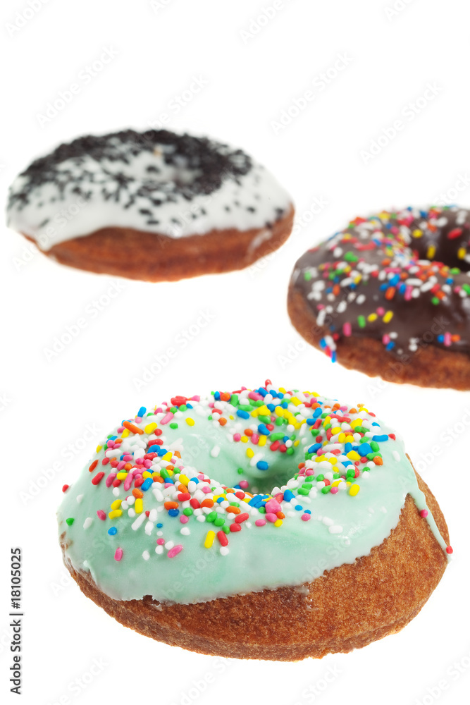 colourful ring-donuts colourful ring-donuts