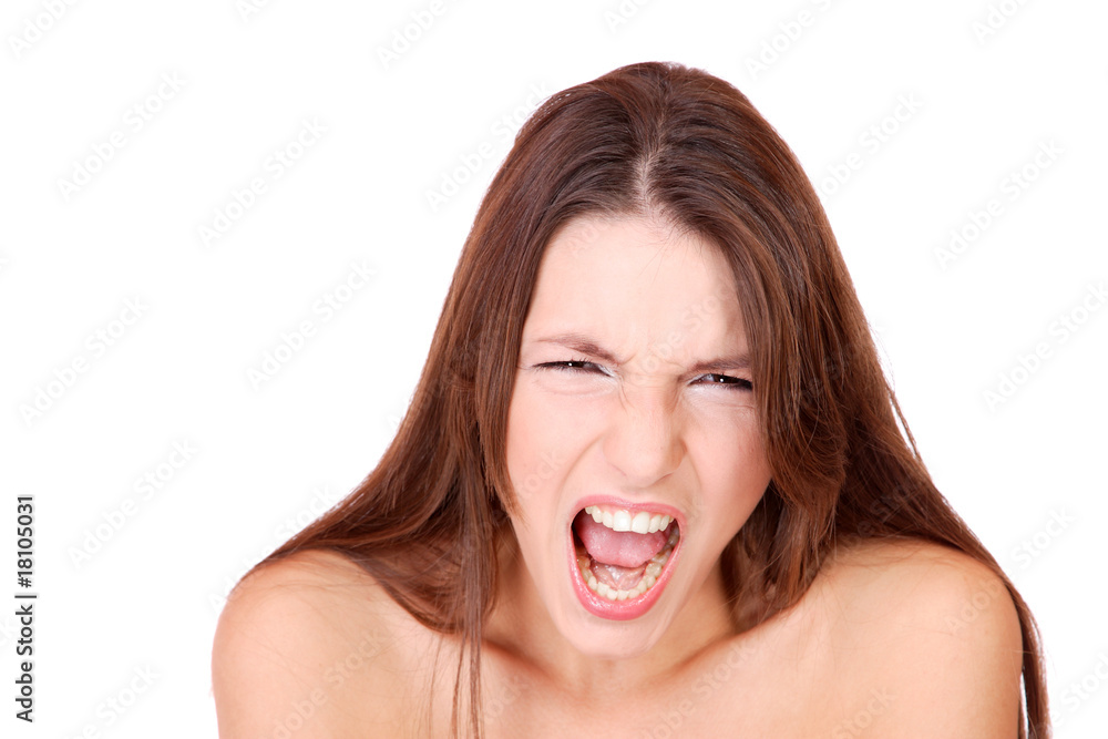 Beautiful rage Woman Beautiful rage Woman