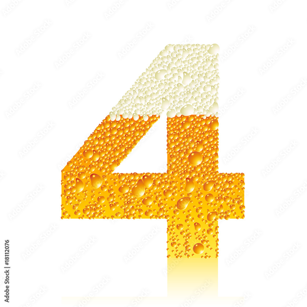 Obraz premium alphabet beer 4