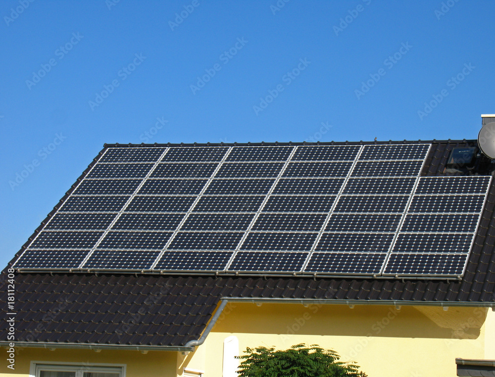 Naklejka premium Solarzellen